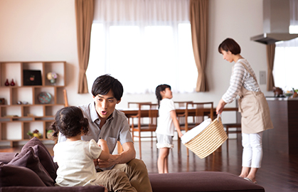 暖かい家庭