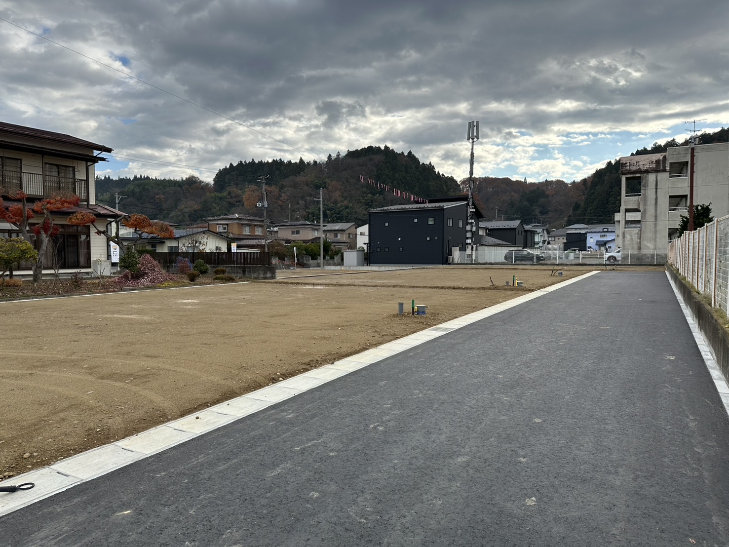 【建築条件付き売地】A区画｜一関市三関仲田｜42坪｜800万円 写真