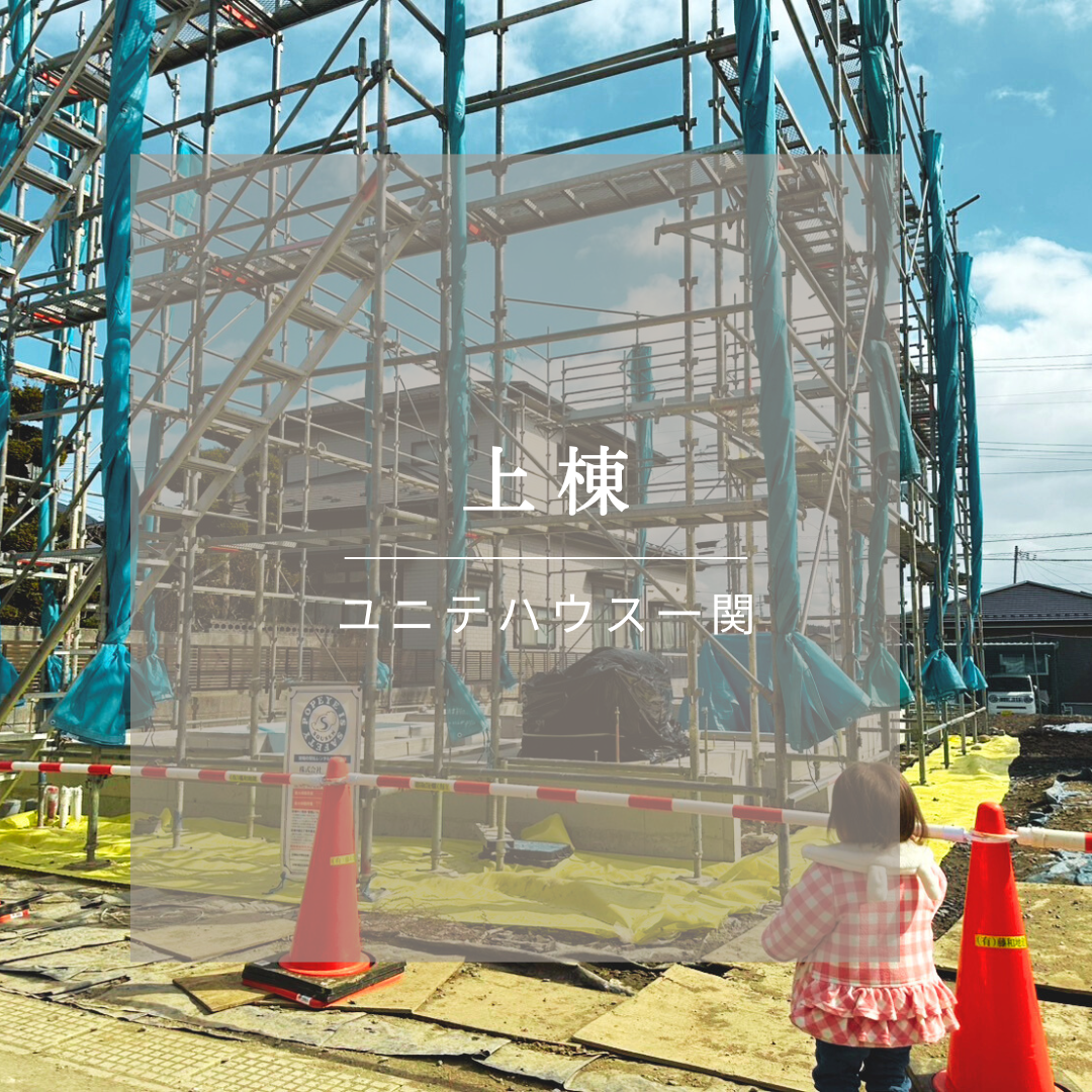 社長 家を建てる⁉ 上棟♪ 写真