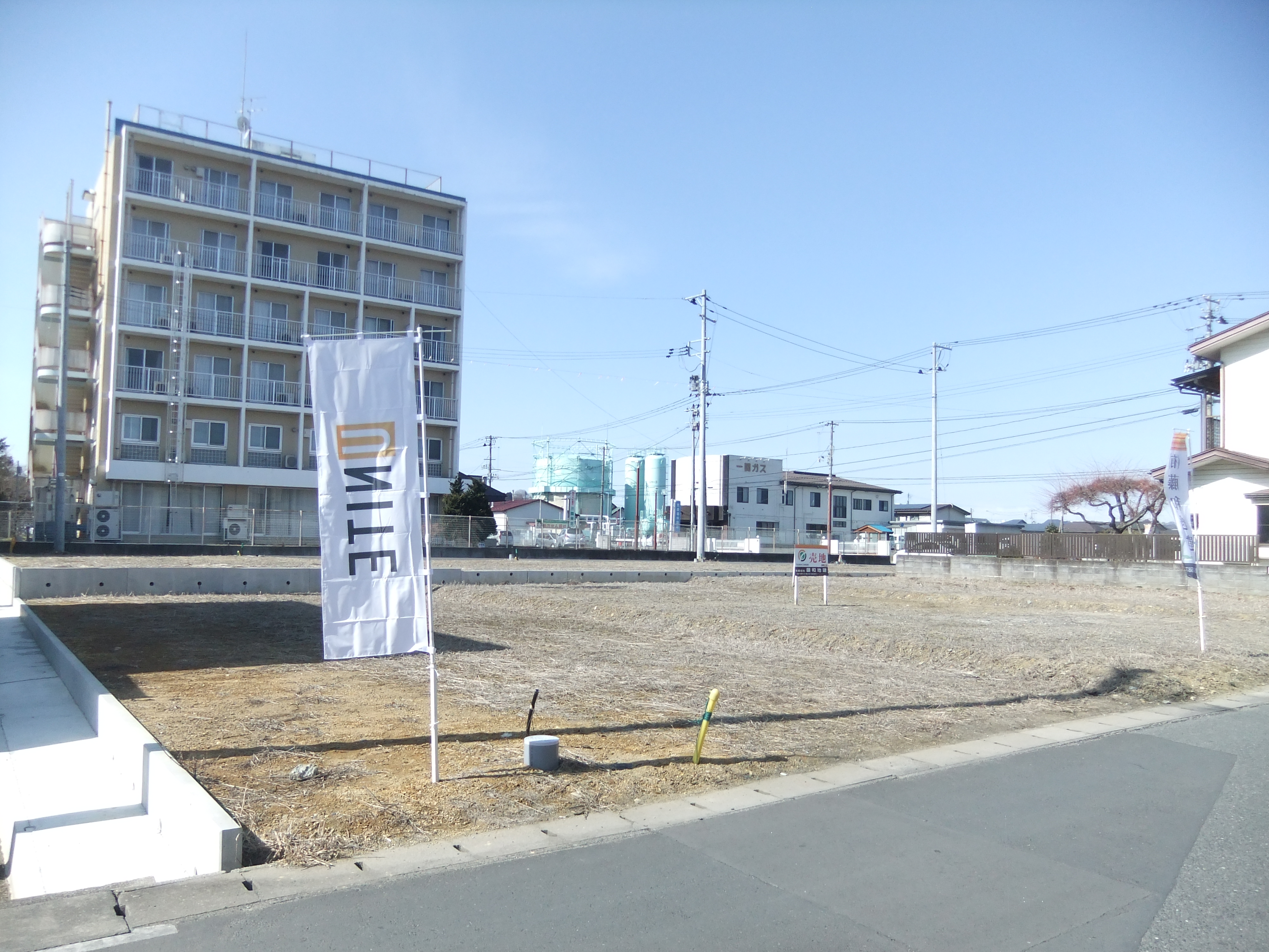 【建築条件付き売地】H区画｜一関市三関仲田｜49坪｜750万円 写真