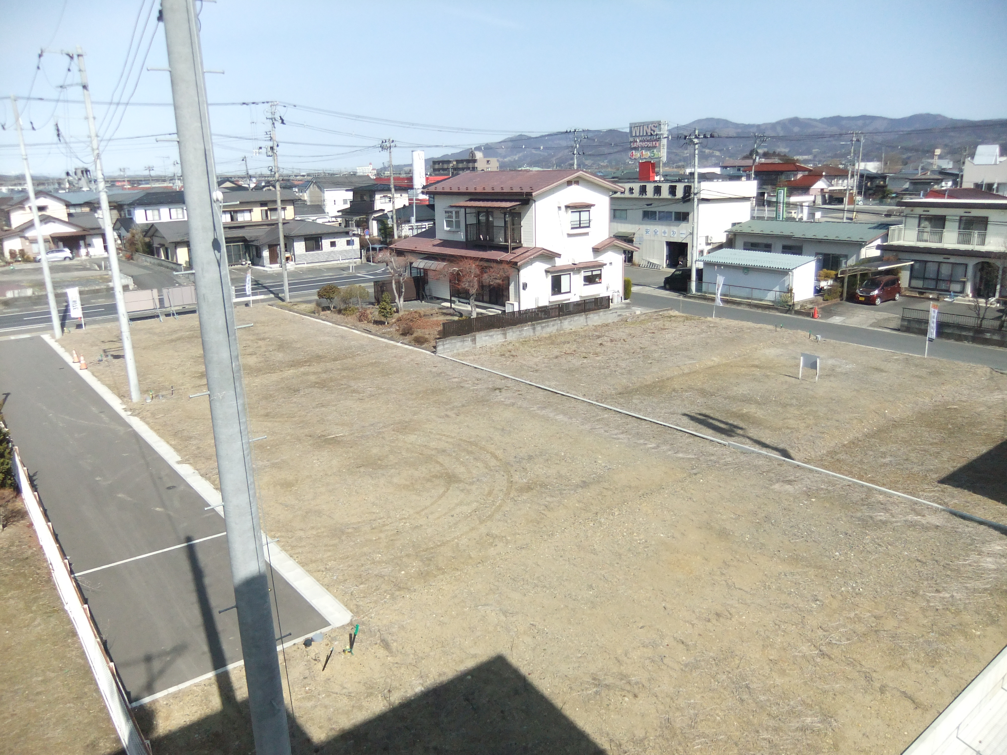 分譲地上空写真